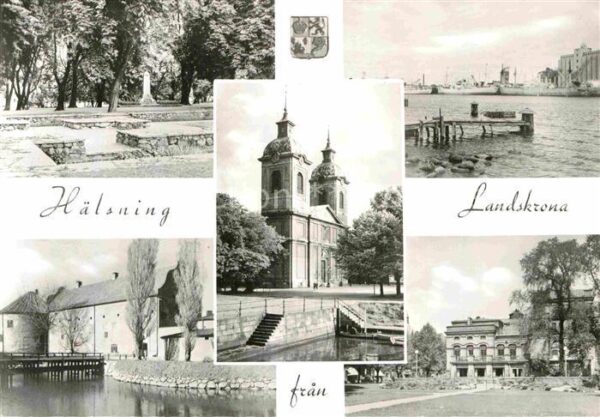 Landskrona Park Denkmal Schloss Kirche Hafen