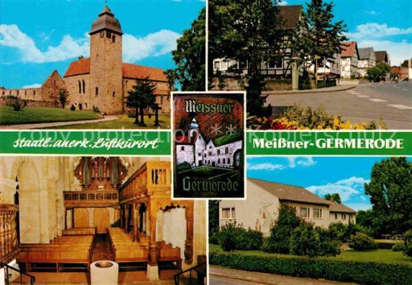 Germerode Kirche Ortspartie Haus des Gastes Luftk