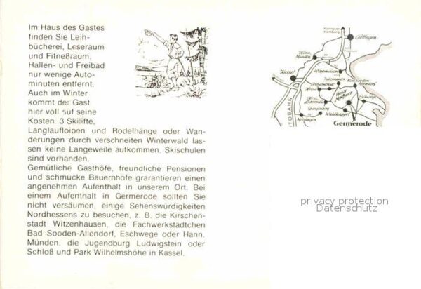 Germerode Kirche Ortspartie Haus des Gastes Luftk – Bild 2