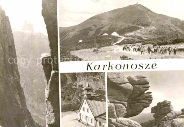 Karkonosze Berghäuser Riesengebirge Wandergruppe F