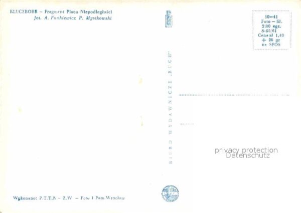 Kluczbork Fragment Placu Niepodleglosci Platz Tur – Bild 2