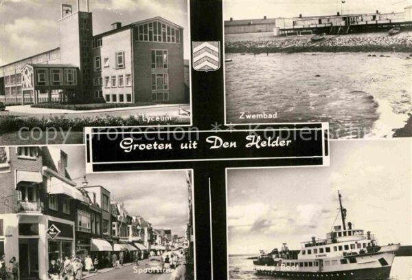 Den Helder Lyceum Zwembad Spoorstraat Boot