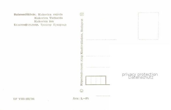 Balatonfoeldvar Kukorica csarda Gaststätte Restaurant S – Bild 2