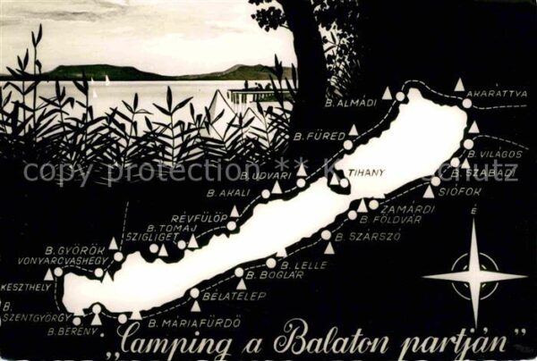 Balaton Plattensee Camping a Balaton partjan