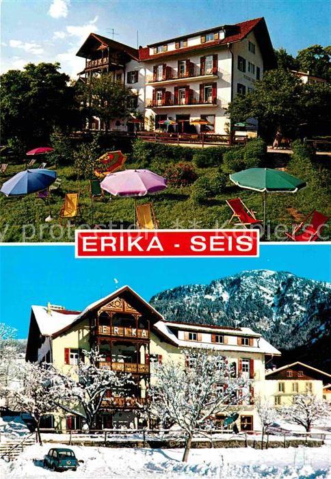 Seis Schlern Pension Erika im Sommer und im Winter D