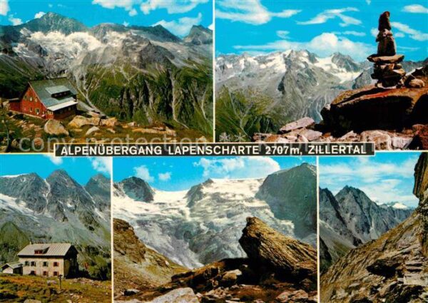 Zillertal Tirol Alpenübergang Lapenscharte Kasselerhütt
