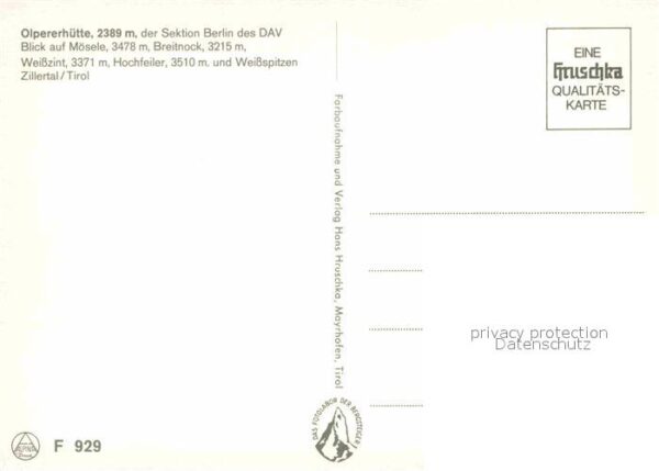 Olpererhuette Berghaus Zillertaler Alpen Bergsee – Bild 2