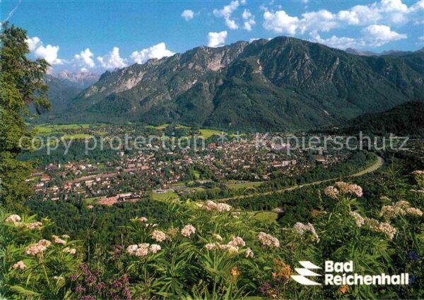 Bad Reichenhall und Bayerisch Gmain mit Hohem Göll Latt