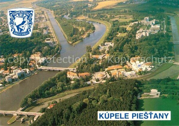 Piestany Heilbad Fliegeraufnahme