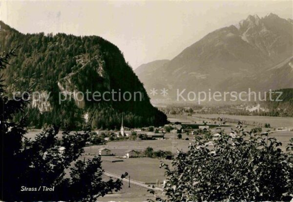 Strass Tirol Panorama Alpen