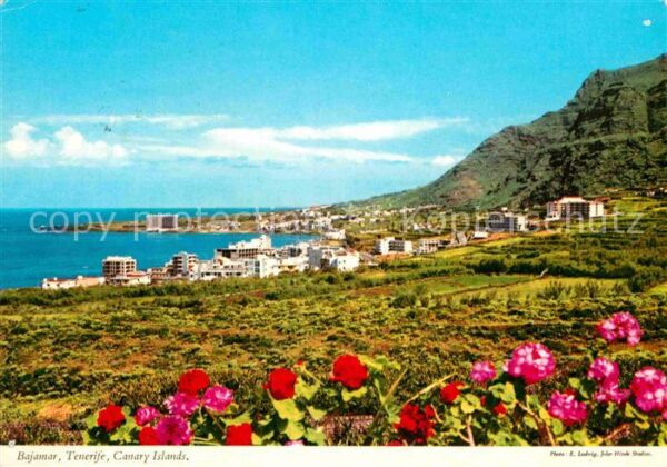 Bajamar Tenerife Punta del Hidalgo Panorama Küste