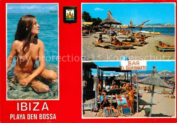 Playa d en Bossa Strand Badenixe Bar El Borriquito
