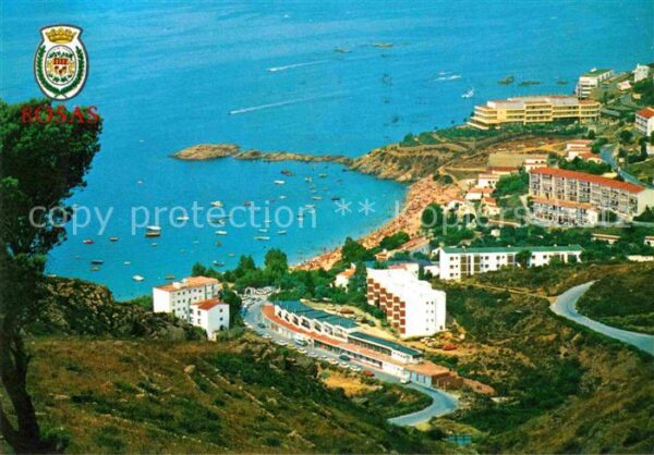 Rosas Costa Brava Cataluna Canyelles Grosses Tipico paisaje
