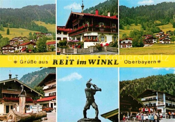 Reit Winkl Teilansichten Luftkurort Wintersportpla