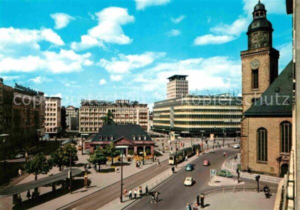 Frankfurt Main Hauptwache mit Katharinenkirche