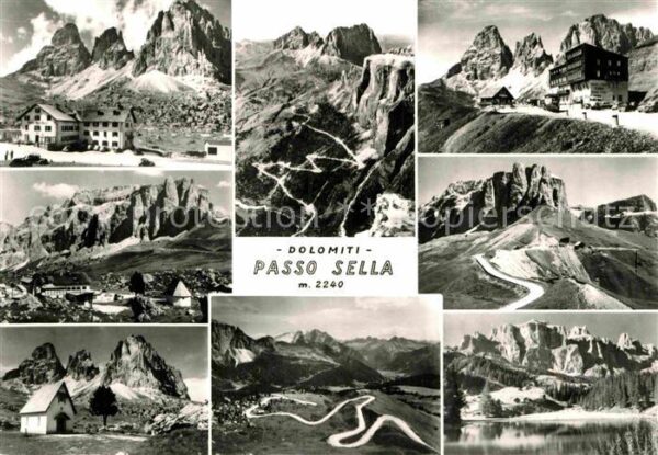 Dolomiti Passo Sella Teilansichten