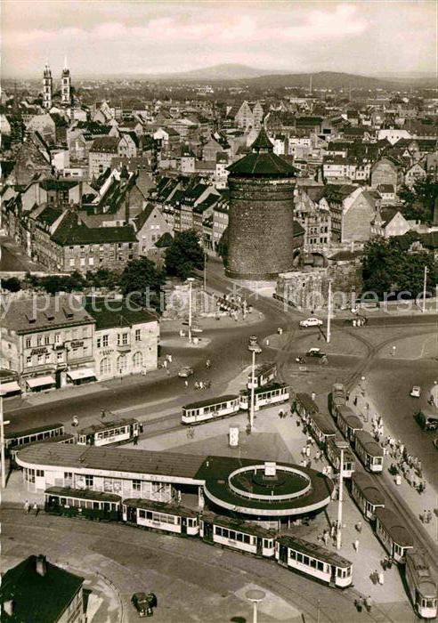 Nuernberg Stadtblick vom Hochhaus