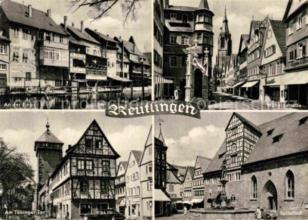 Reutlingen BW An der Echaz Wilhelmstrasse Tübinger To