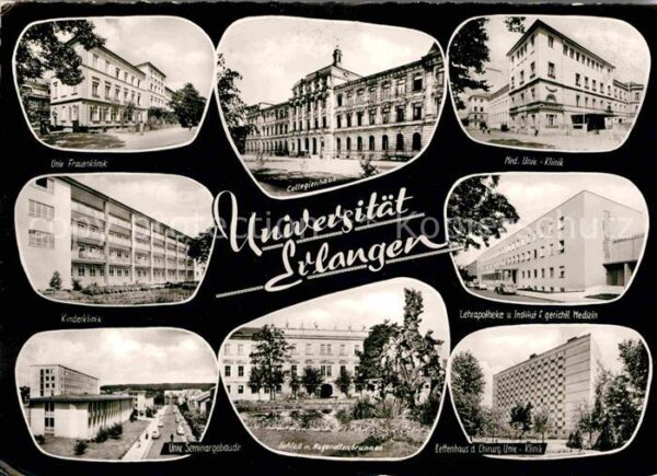 Erlangen Universitätsstadt Kliniken Schloss Huge