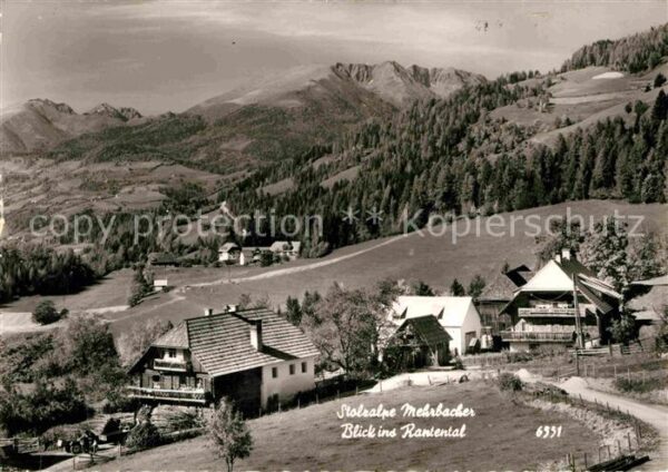 Stolzalpe Panorama Blick ins Rantental