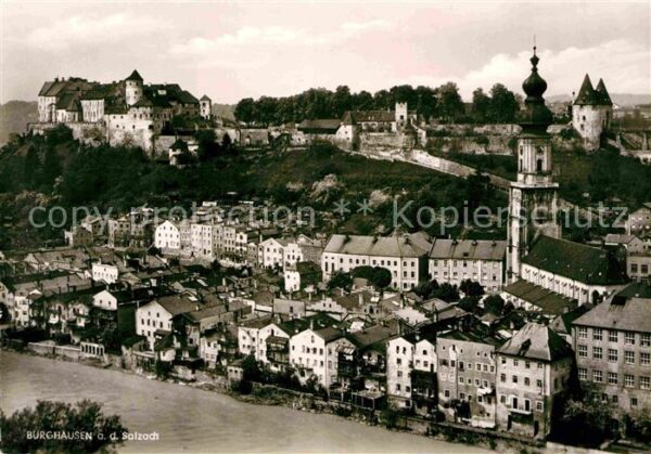 Burghausen Salzach Fliegeraufnahme