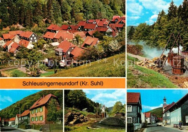 Schleusingerneundorf Teilansicht Köhlerei Hauptstrasse Ratha