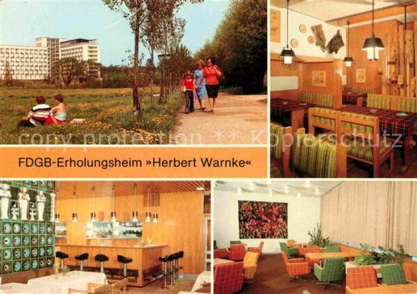Klink Waren FDGB Erholungsheim Herbert Warnke Heim
