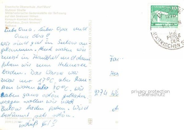 Seelow Gedenkstätte der Befreiung Oberschule K – Bild 2