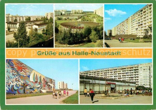 Neustadt Halle Polytechn Oberschule Kindergarten Burat