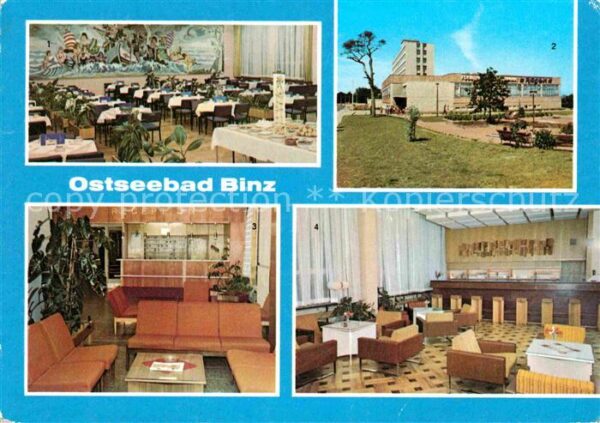 Binz Ruegen FDGB Urlauberrestaurant Kl Speisesaal A