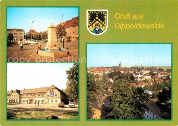 Dippoldiswalde Osterzgebirge PdF Kreiskulturhaus Parksäle Panorama