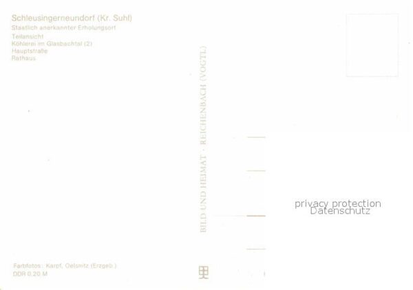 Schleusingerneundorf Teilansicht Köhlerei im Glasbachtal Hau – Bild 2