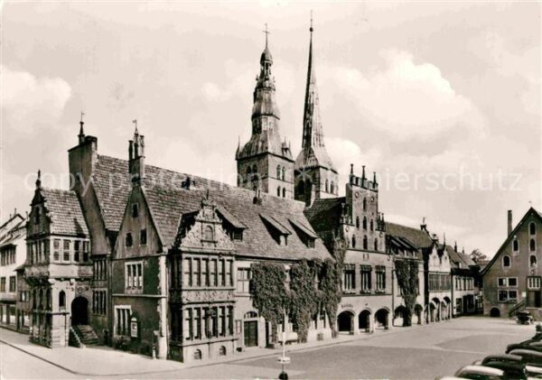 Lemgo Rathaus mit Nikolaikirche