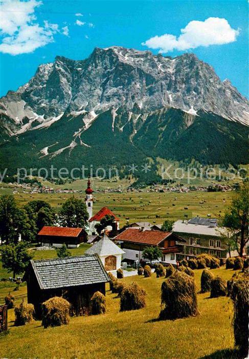 Lermoos Tirol mit Zugspitze