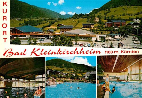 Bad Kleinkirchheim Kaernten Alpentherme Hallen und Freischwimmbecke