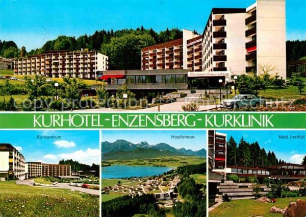 Hopfensee Kurhotel Enzensberg Kurklinik Alpenpano