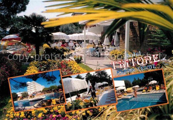 Abano Terme Hotel Tritone Restaurant Terrasse Therm