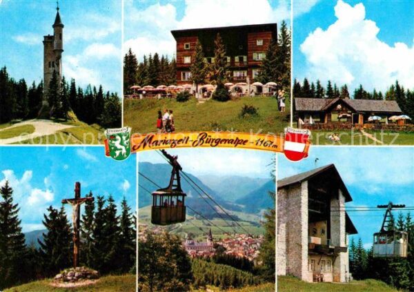 Mariazell Steiermark Bürgeralpe Aussichtsturm Berghotel Schu