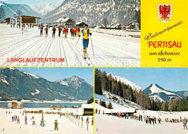 Pertisau Achensee Wintersportplatz Langlaufzentrum Kinder