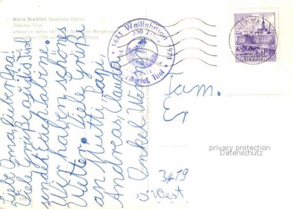 Strass Zillertal Wallfahrtsort Maria Brettfall – Bild 2