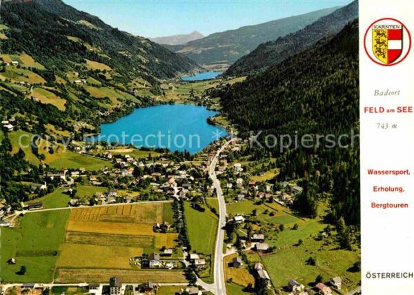 Feld See Fliegeraufnahme
