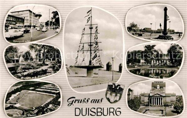 Duisburg Ruhr Hauptbahnhof Stadttheater Königstrasse