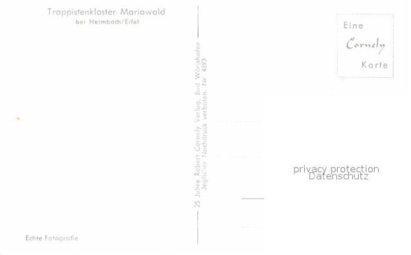 Heimbach Eifel Trappistenkloster Mariawald – Bild 2