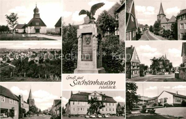 Sachsenhausen Waldeck Denkmal Kirche Rathaus