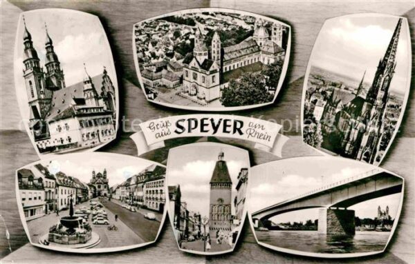Speyer Rhein Tor Münster Brücke