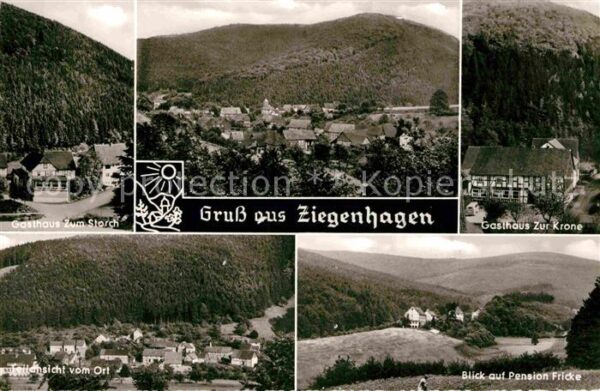 Ziegenhagen Witzenhausen Gasthaus zur Krone Pension Fricke Gasth