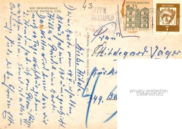 Bad Driburg Kurklinik Stellberg – Bild 2