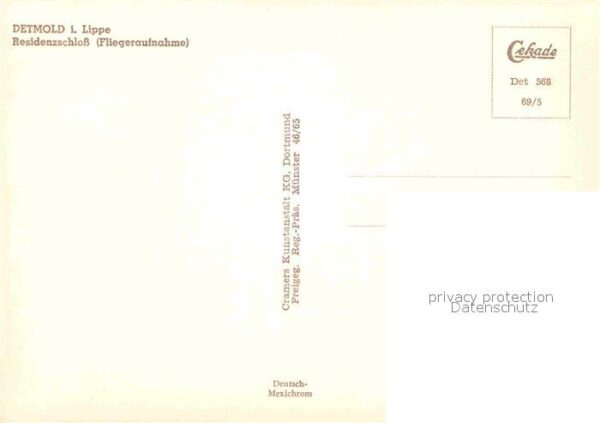 Detmold Residenzschloss Fliegeraufnahme – Bild 2