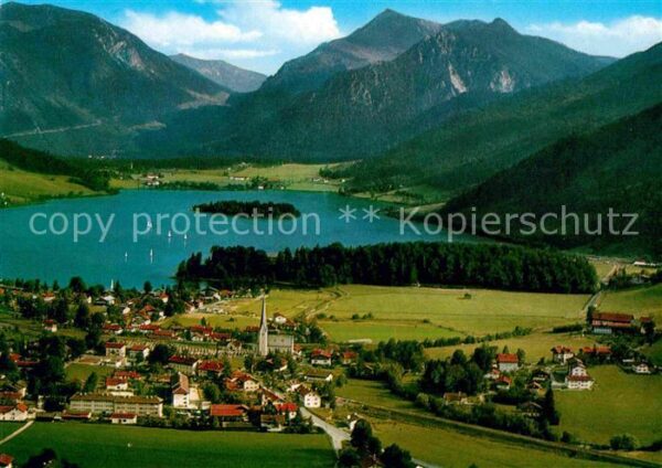 Schliersee Fliegeraufnahme Jägerkamp Brecherspitze