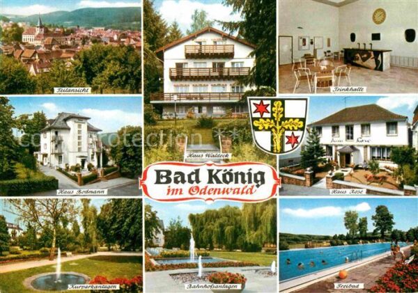 Bad Koenig Odenwald Bahnhofsanlagen Haus Bodmann Rose Walde